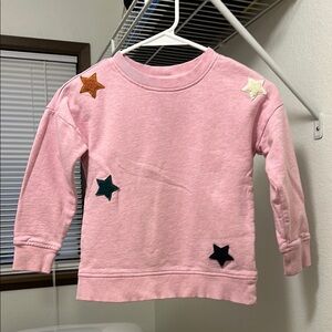 Hanna Andersson Kids Pink Star Sweatshirt